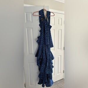 Bronx and Banco Bronte Maxi Dress in Navy Size 8US New With Tags